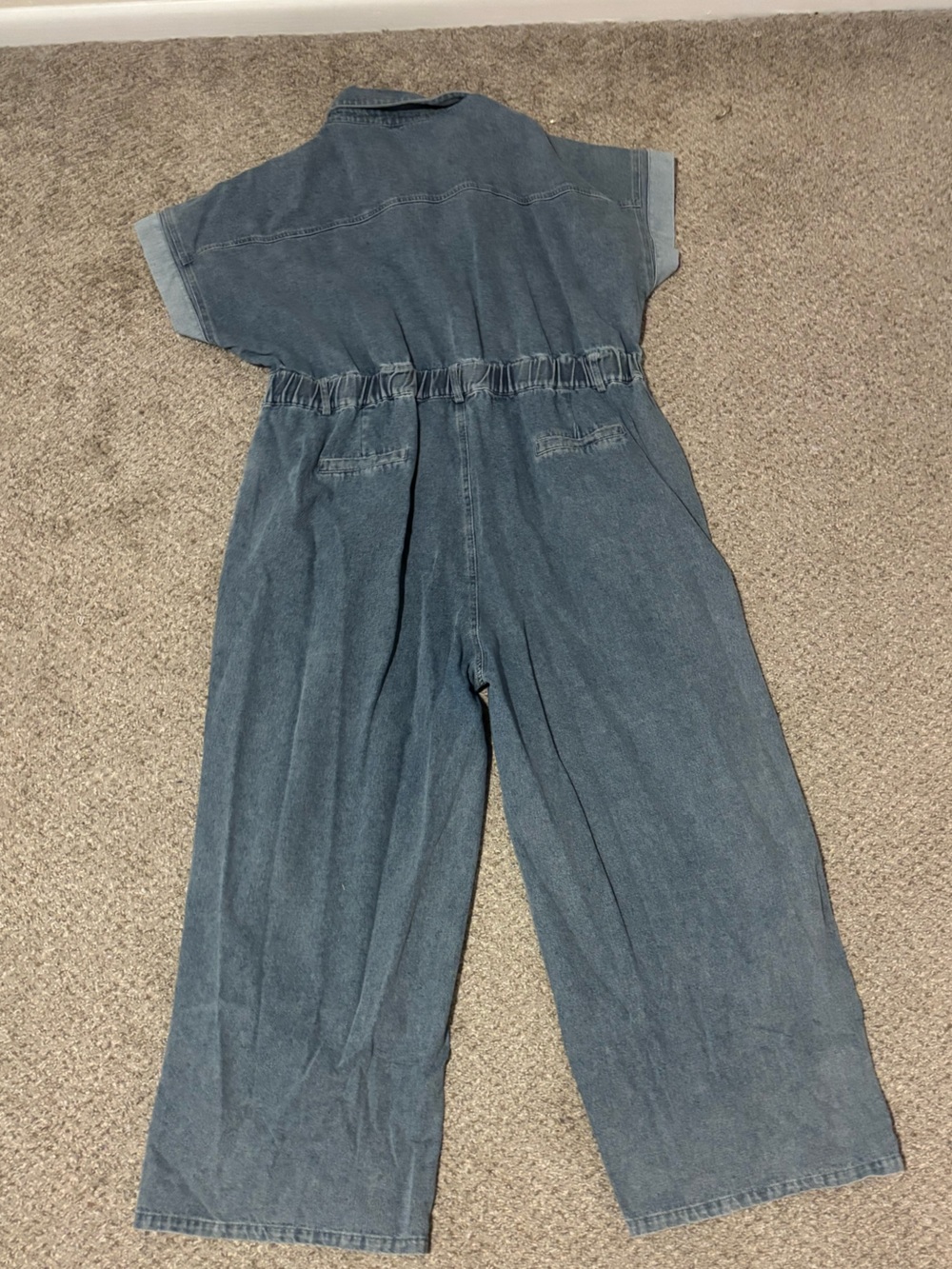 ARULA Light Blue Denim Jumpsuit - Picture 2 of 3